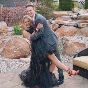 Sherri Hill Floral Two Piece